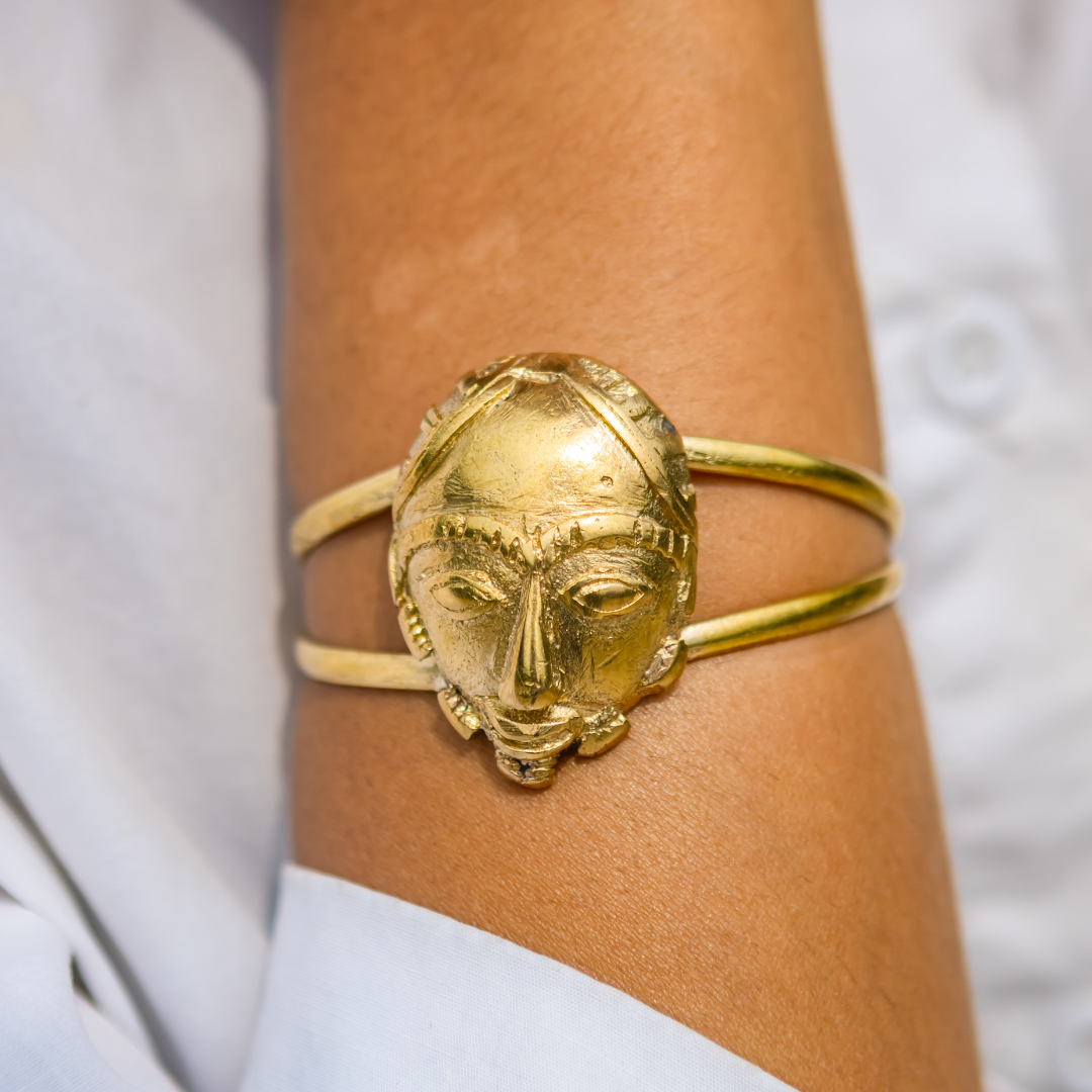 Endoskeleton Golden Bronze Bracelet – The Plum Stone