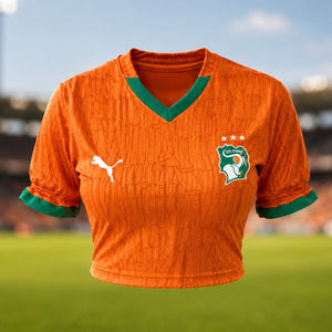 Upcycled Ivory Coast Soccer Jersey