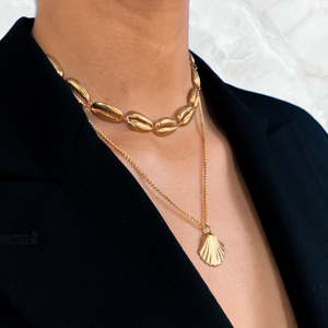 Necklace Gold Cauri