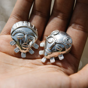 Nia Silver Button Cover