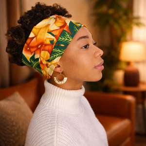 Queen Headwrap (Autumn Floral)