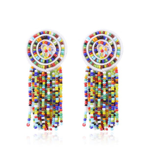 Beads Statement  Earrings